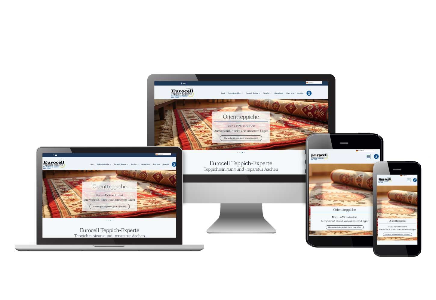 responsive design website eurocell gmbh